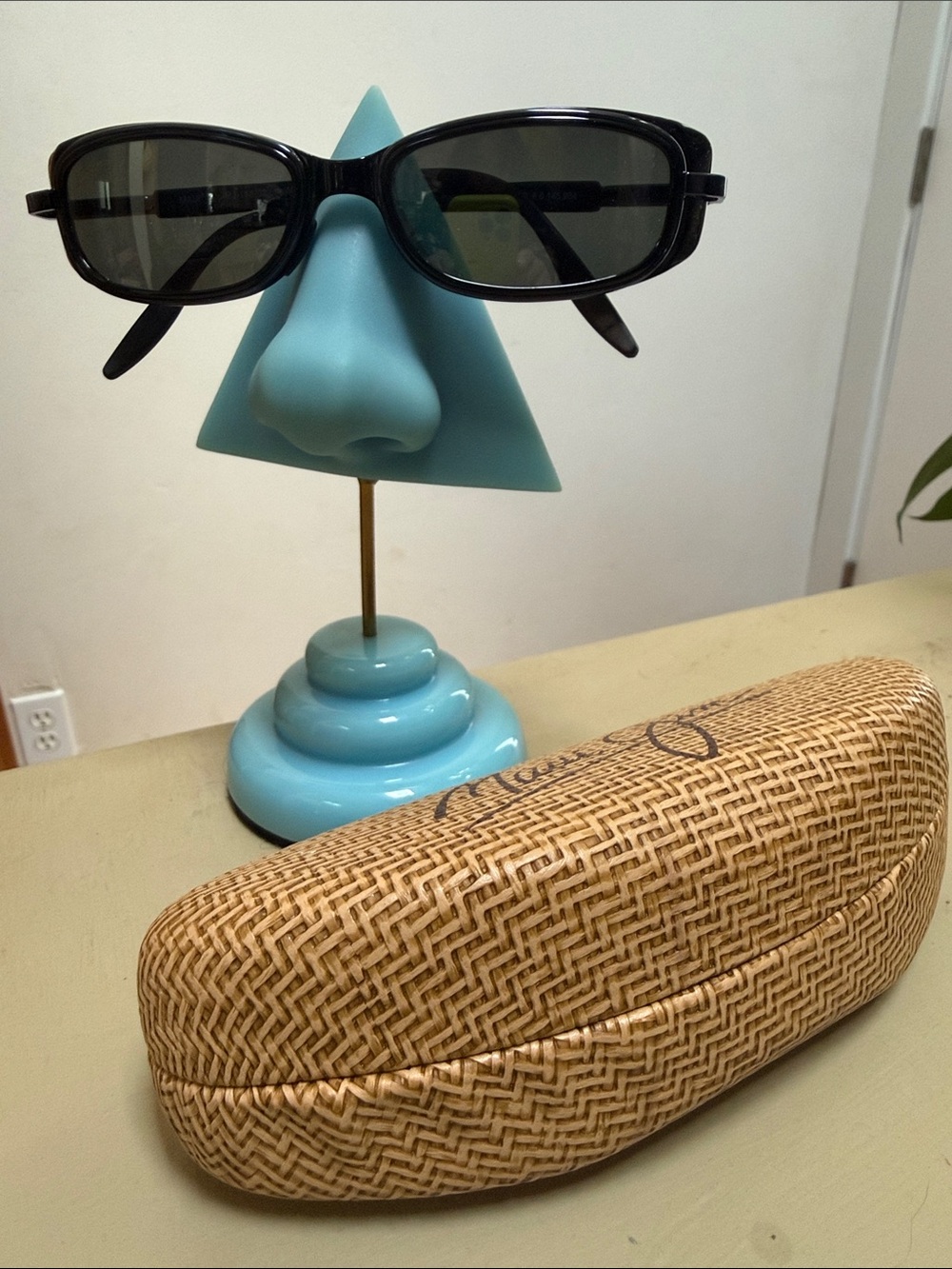 Maui Jim Black Frame Sunglasses with Dark Lenses